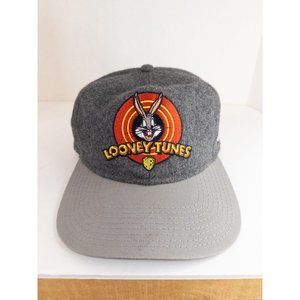 New Bugs Bunny with Looney Tune Characters Gray Wool Baseball Cap OS